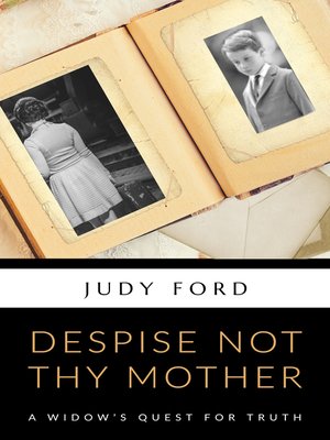 cover image of Despise not thy Mother